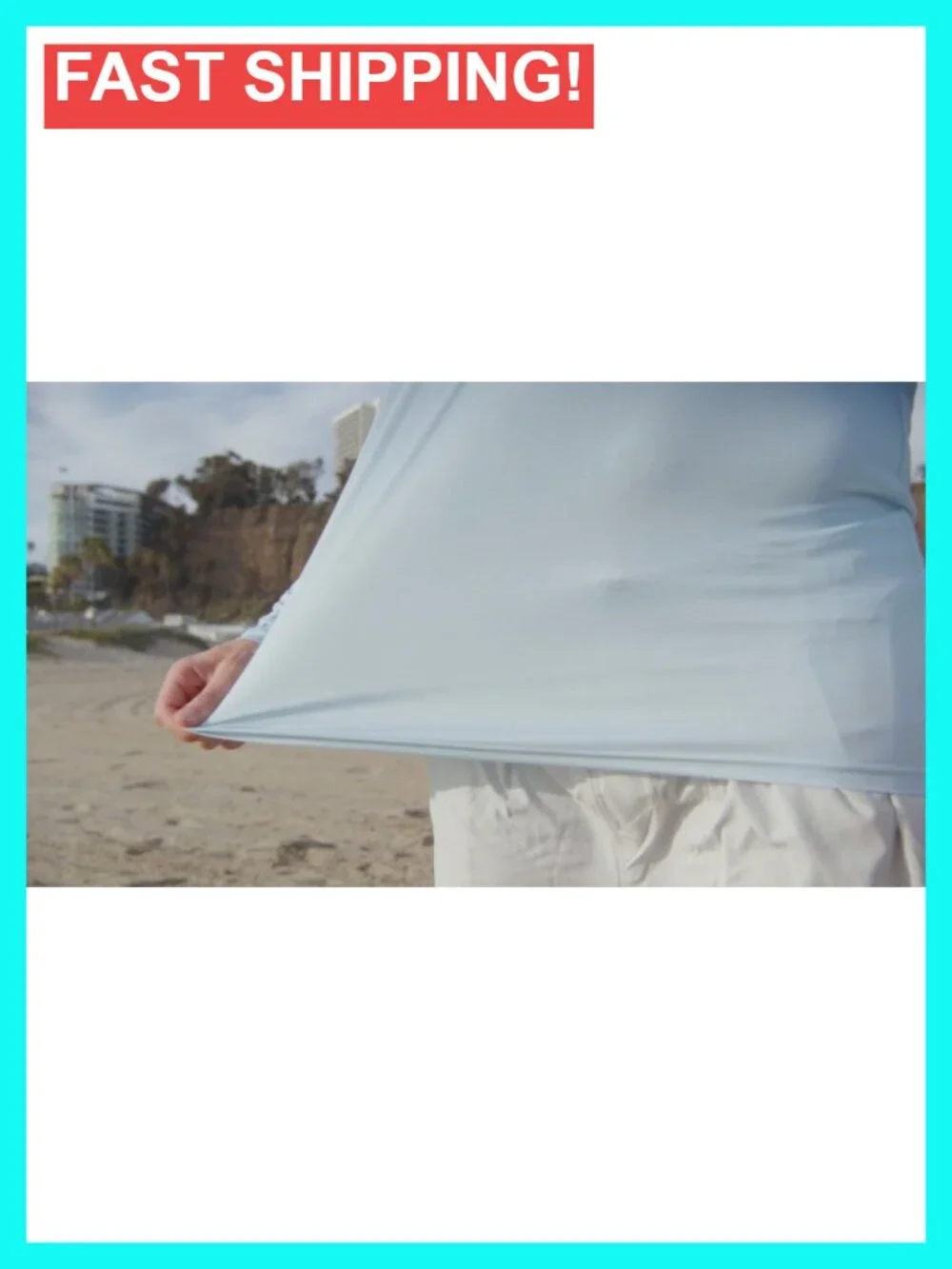 Men's UPF 50+ Long Sleeve Rash Guard Sun Protection Shirt
